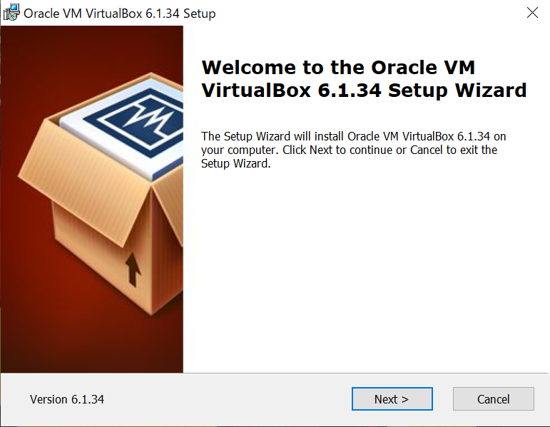 VirtualBox | インストーラーの起動